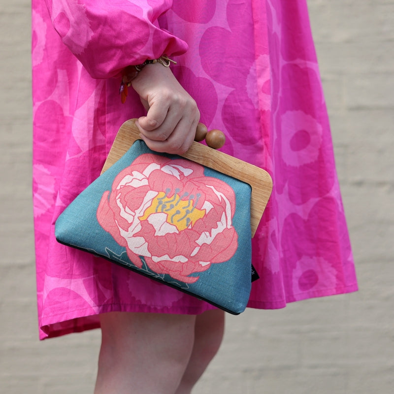 SELINA | small wood frame clutches