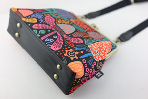 Banksia Garden Crossbody Bag with Webbing Strap | PINK OASIS