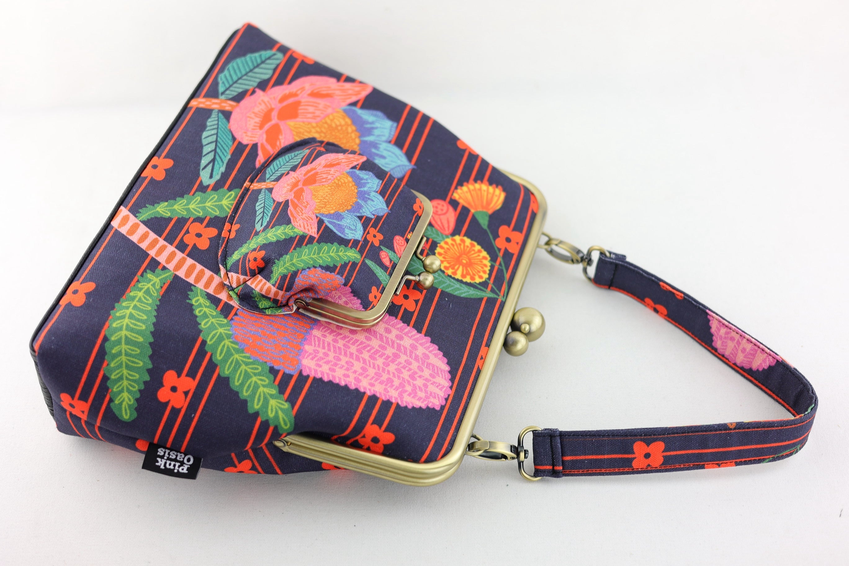 Australian Native Flowers Handbag and Crossbody 2 Way Bag | PINK OASIS