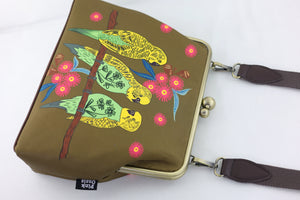 Budgies Crossbody Bag with Webbing Strap | PINK OASIS