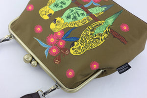 Budgies Crossbody Bag with Webbing Strap | PINK OASIS