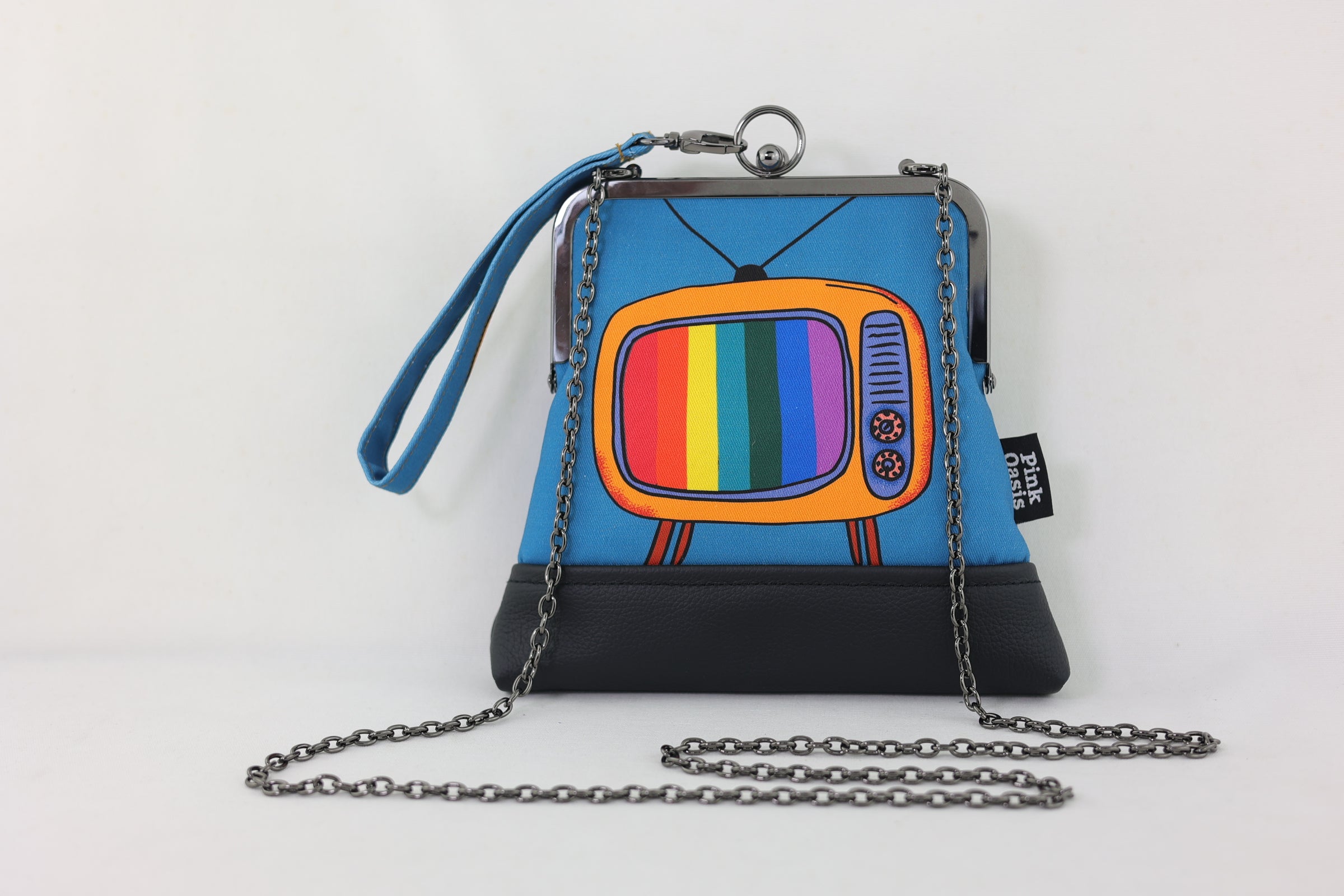 Retro TV Wristlet | PINK OASIS