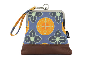 Marigold Floral Pattern Wristlet | PINK OASIS