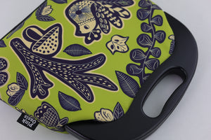 Peacock Green Large Wood Frame Bag | PINK OASIS