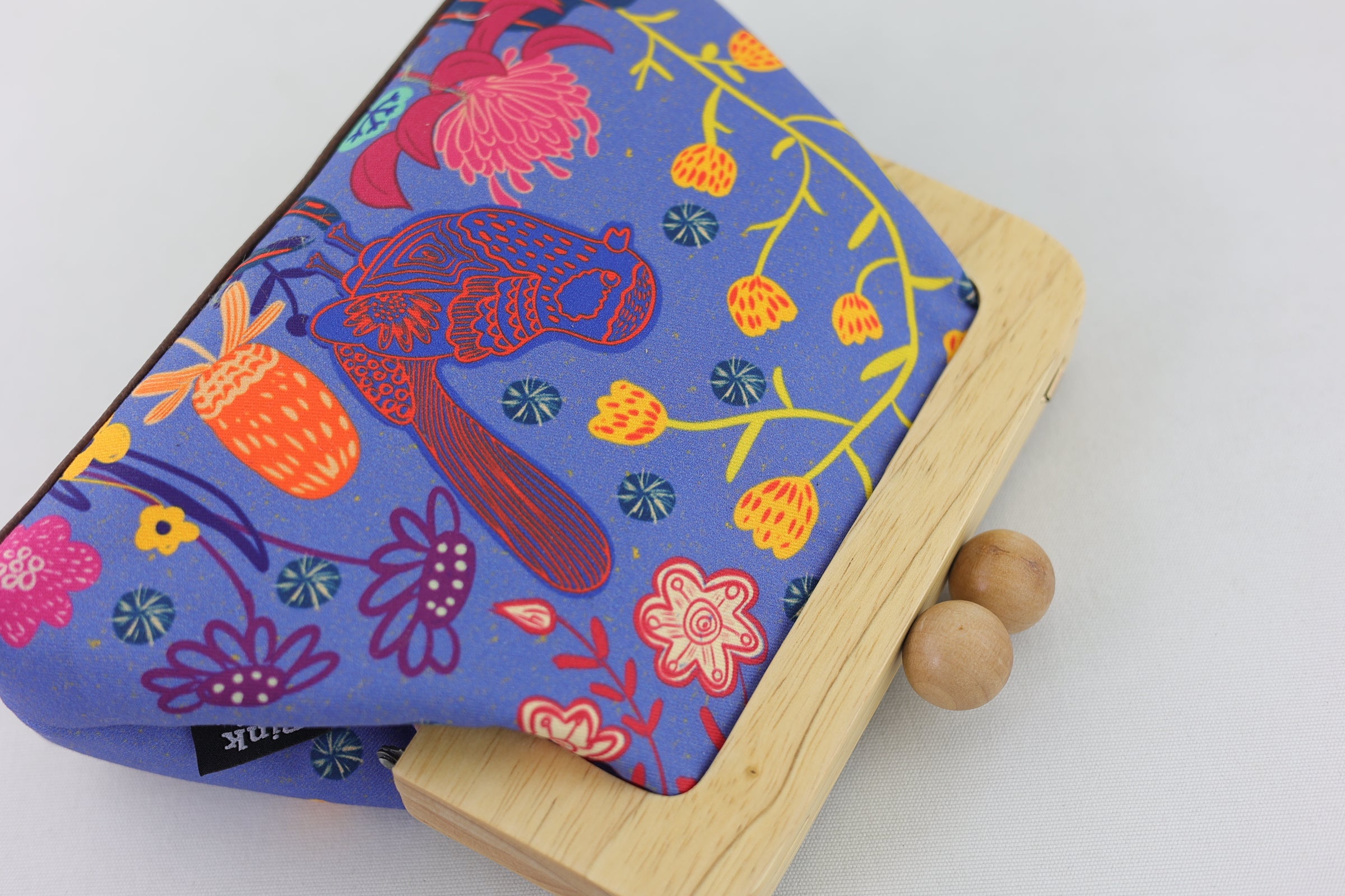 Blue Wren, Waratah & Banksia Clutch | PINK OASIS