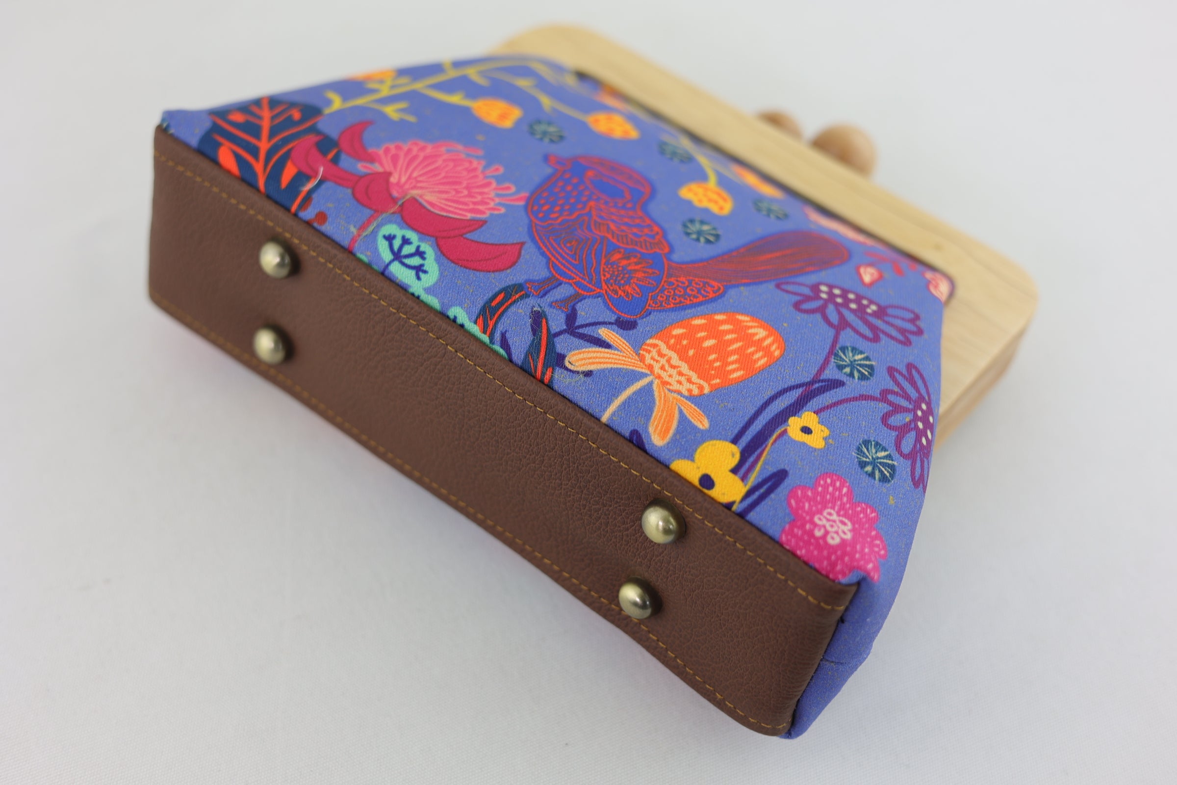 Blue Wren, Waratah & Banksia Clutch | PINK OASIS
