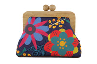 Backyard Garden Floral Clutch Bag Handmade in Australia | PINK OASIS