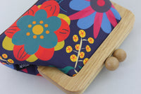 Backyard Garden Floral Clutch Bag Handmade in Australia | PINK OASIS