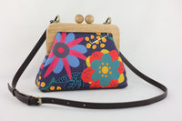 Backyard Garden Floral Clutch Bag Handmade in Australia | PINK OASIS