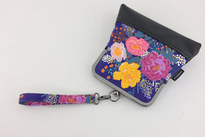 Peonies Garden Wristlet Bag Handmade in Australia | PINK OASIS