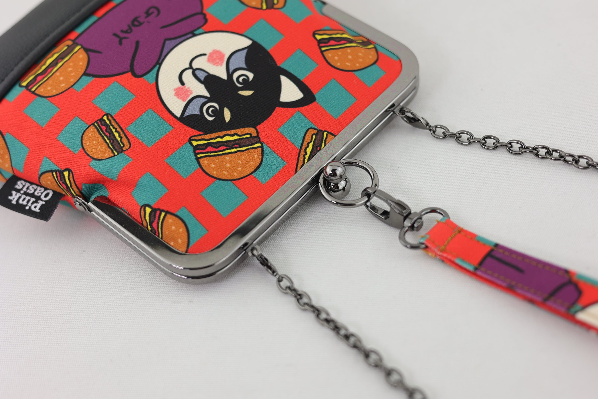 Dog and Burgers Wristlet | PINK OASIS