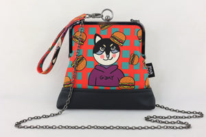 Dog and Burgers Wristlet | PINK OASIS
