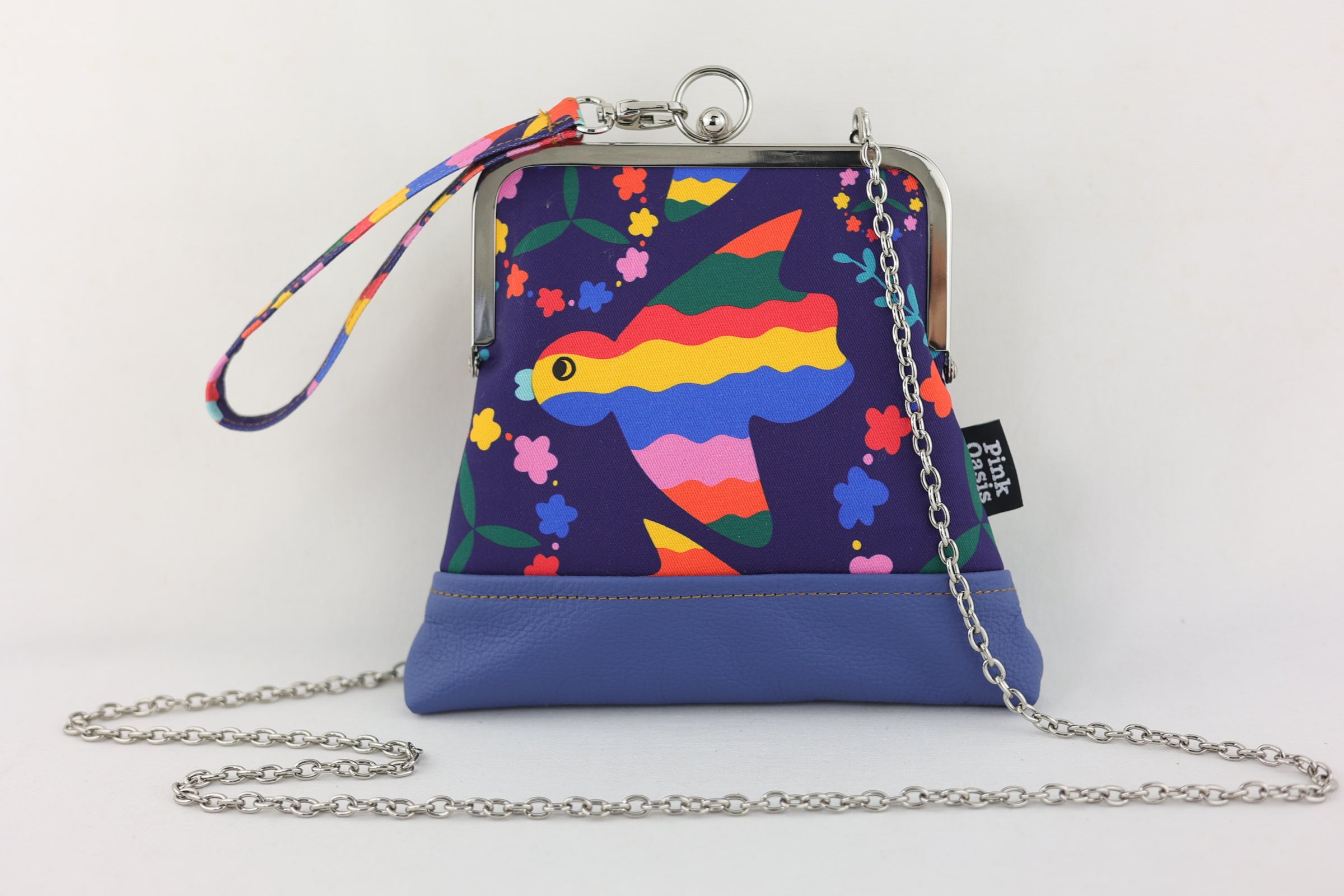 Peace & Love Doves Wristlet | PINK OASIS