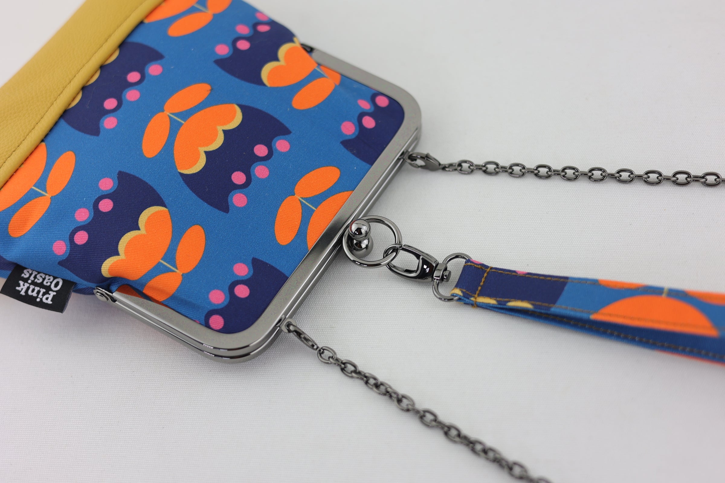 Tulip Flower Wristlet Bag Handmade in Australia | PINK OASIS