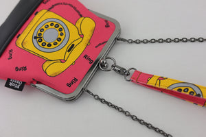Retro Telephone Wristlet | PINK OASIS