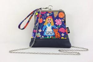 Alice in Wonderland Blue Wristlet | PINK OASIS