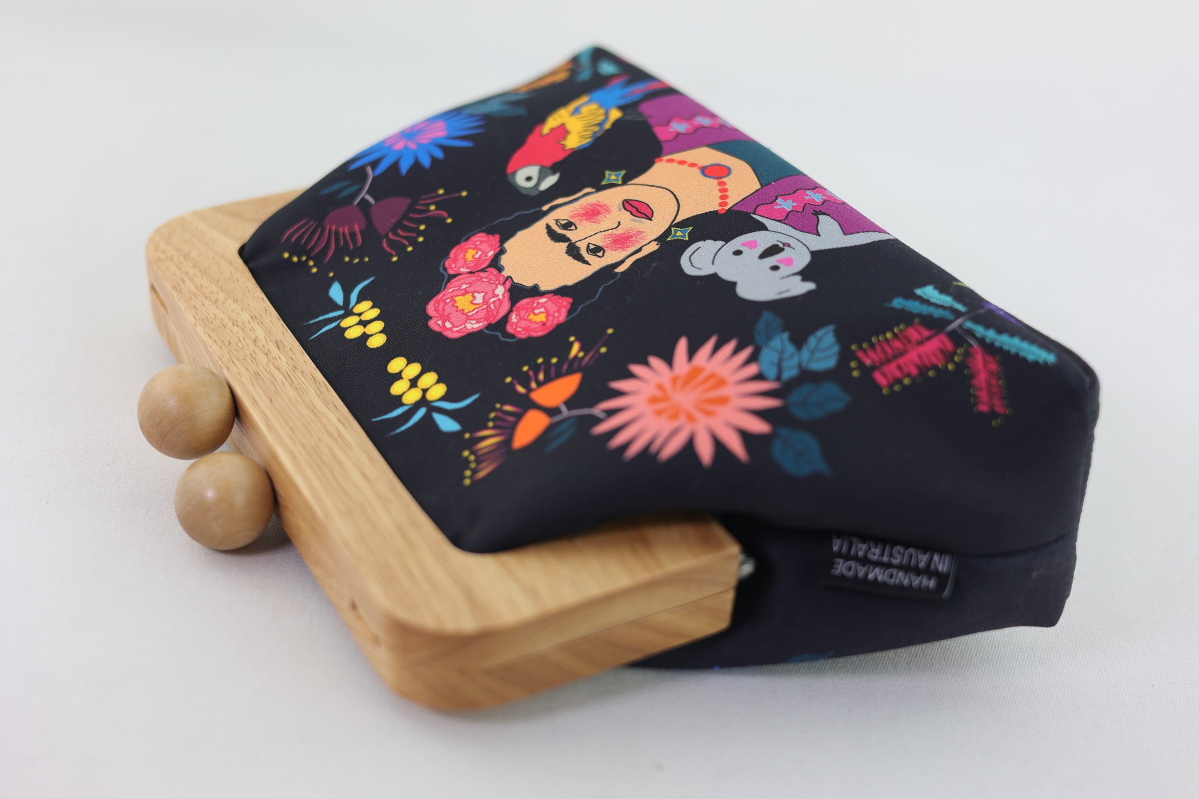 Frida Down Under Clutch Bag Handmade in Australia | PINK OASIS