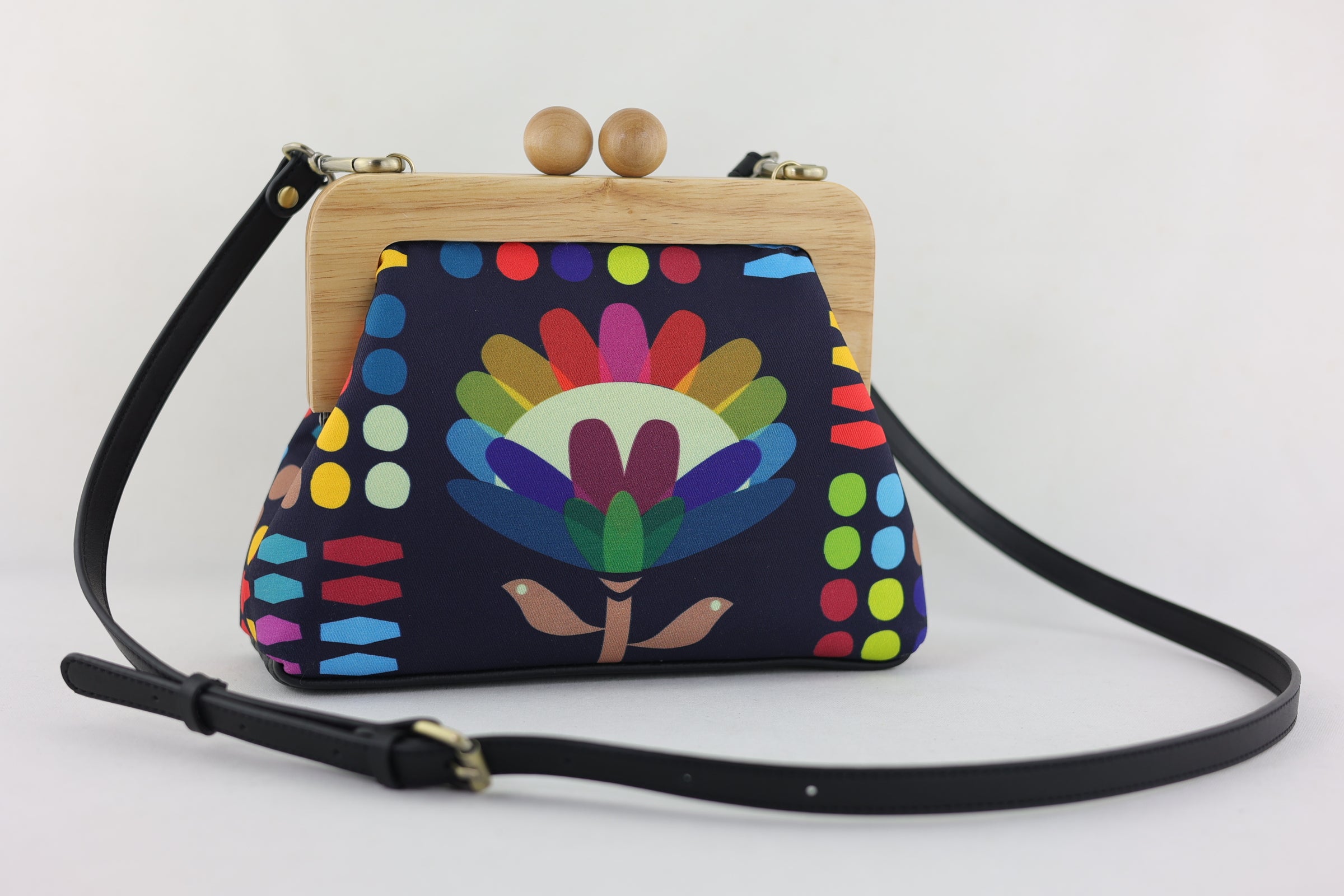 Rainbow Protea Clutch Bag Handmade in Australia | PINK OASIS