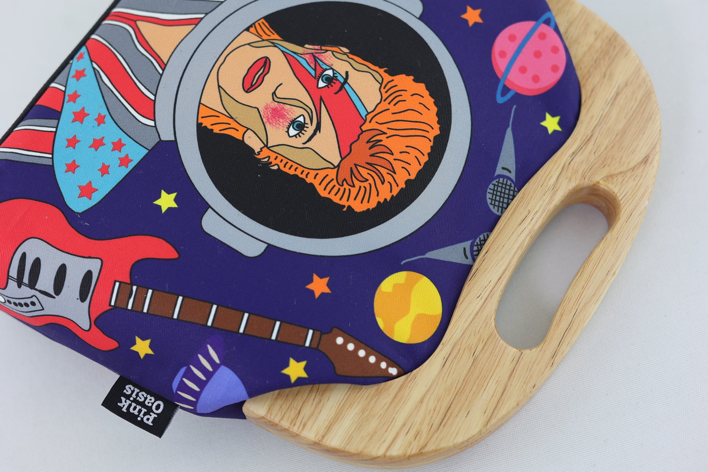 David Bowie Space Clutch Bag | PINK OASIS