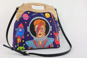 David Bowie Space Clutch Bag | PINK OASIS
