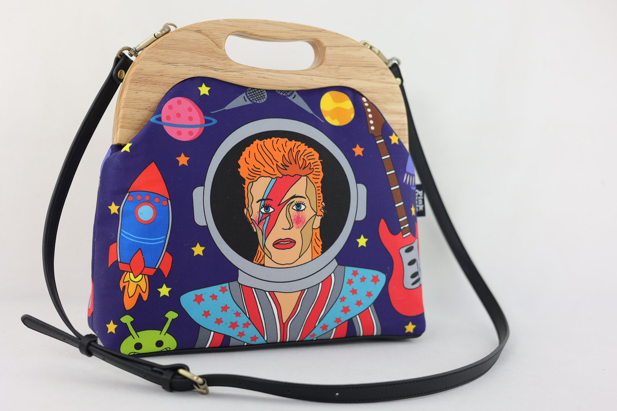 David Bowie Space Clutch Bag | PINK OASIS