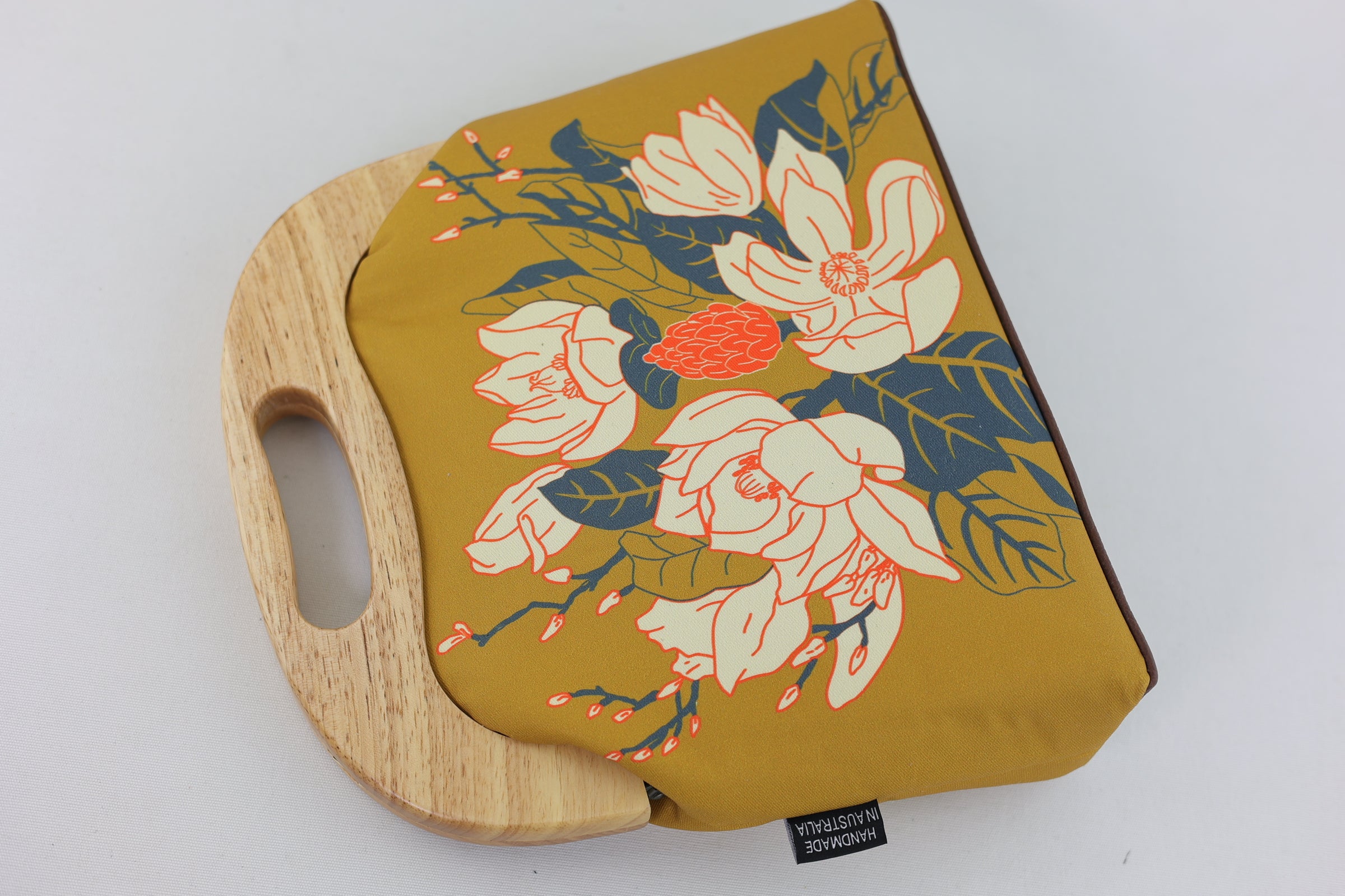 Magnolia Mustard Yellow Ladies Bag Handmade in Australia | PINK OASIS
