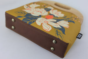 Magnolia Mustard Yellow Ladies Bag Handmade in Australia | PINK OASIS