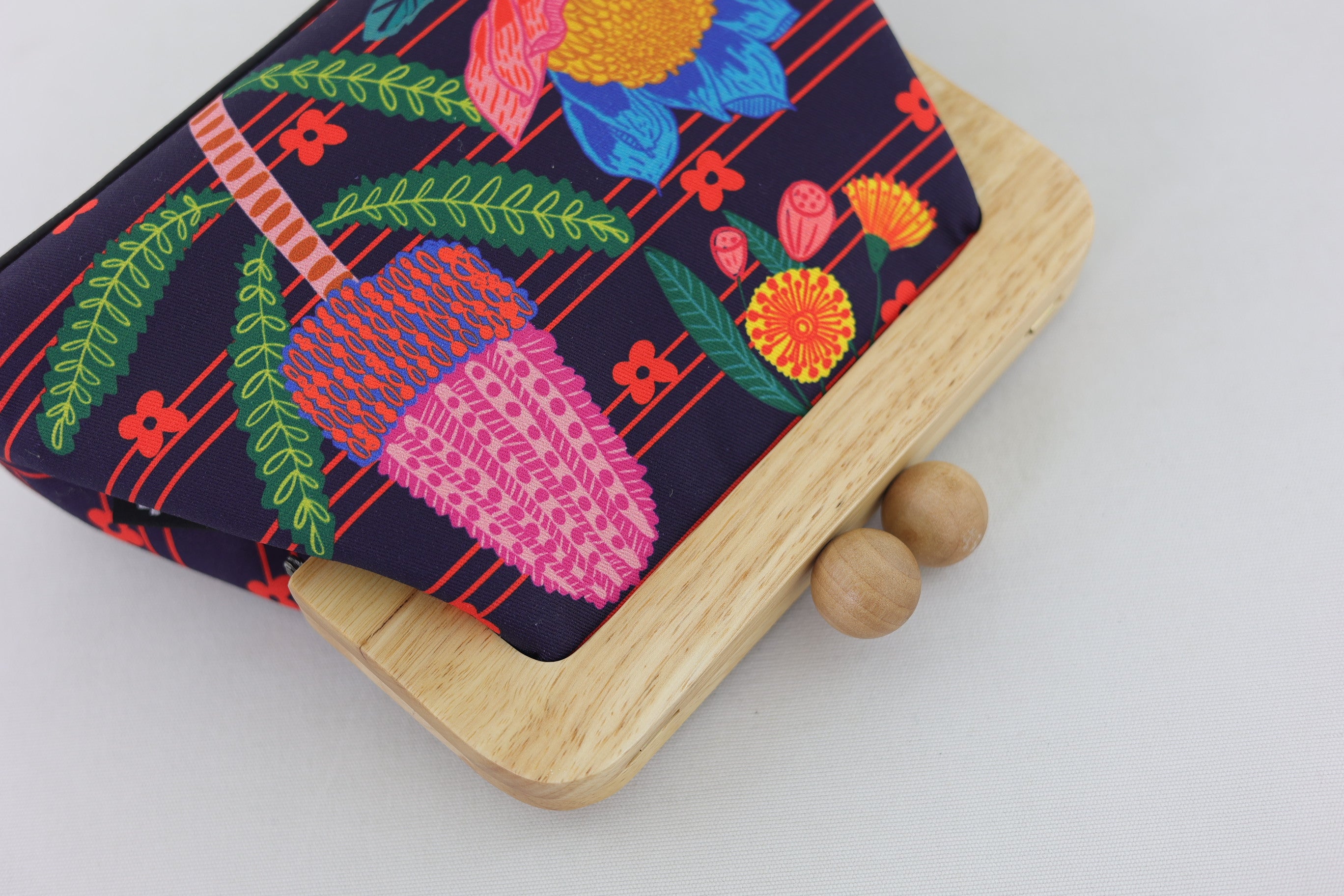 Australian Native Flowers Clutch | PINK OASIS