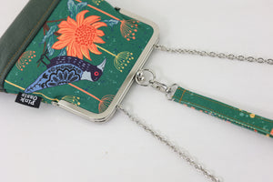 Magpie & Waratah Green Wristlet | PINK OASIS