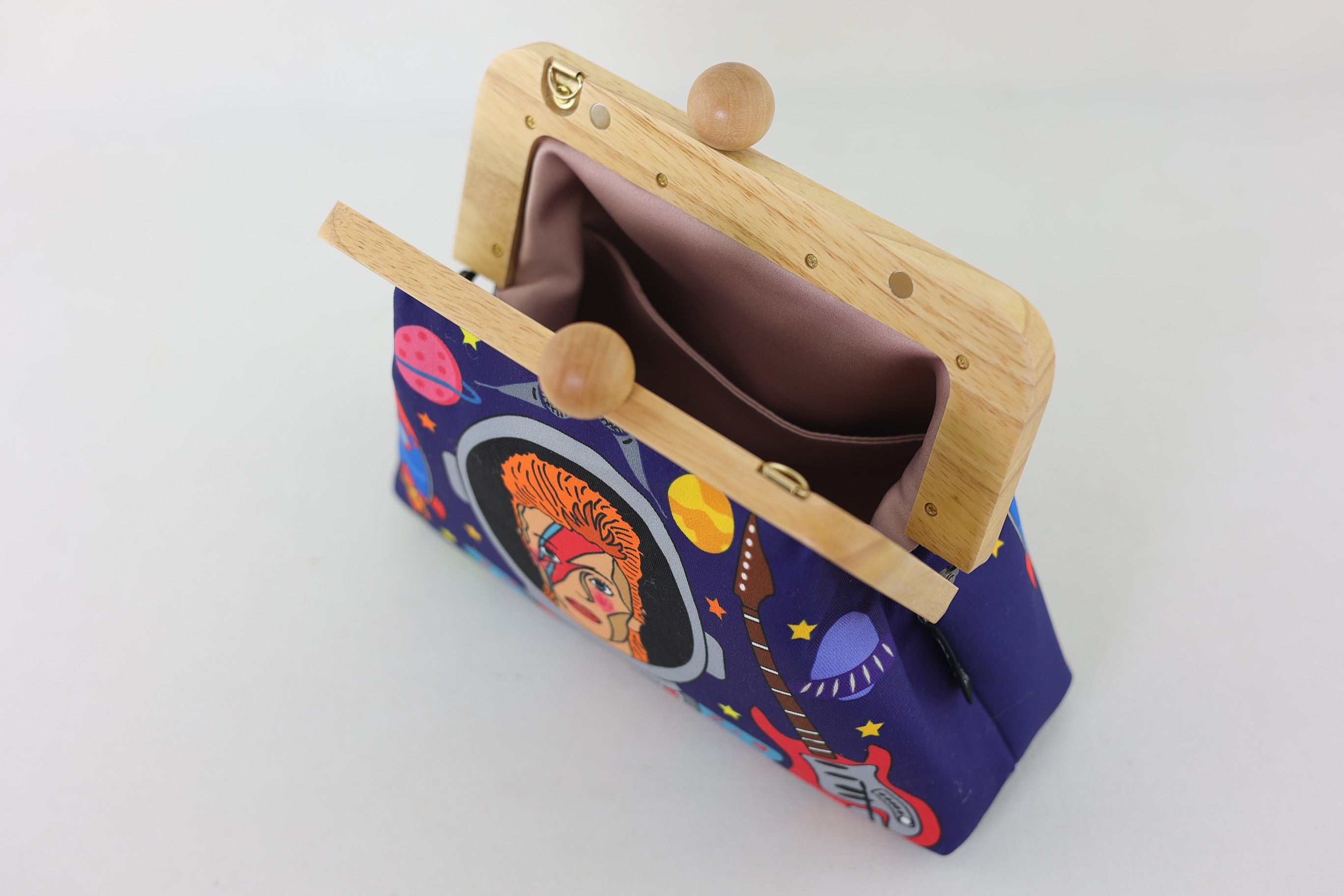 Handmade David Bowie Space Clutch | PINK OASIS