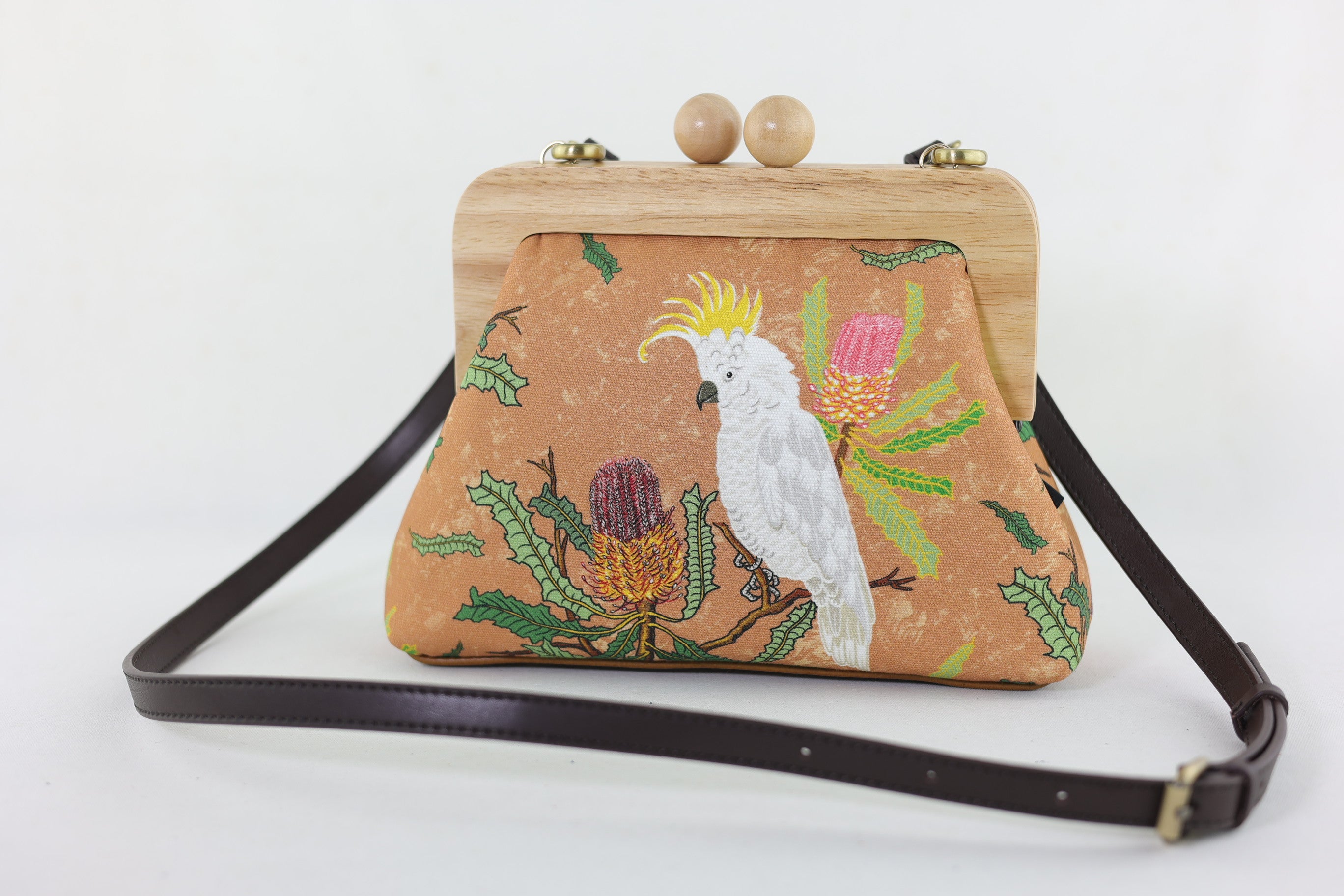 Cockatoo and Banksia Clutch | PINK OASIS