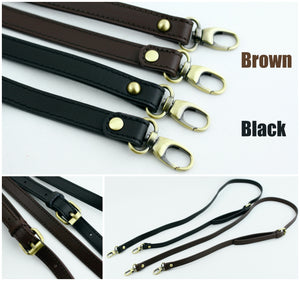 Brown Leather Wood Frame Bag