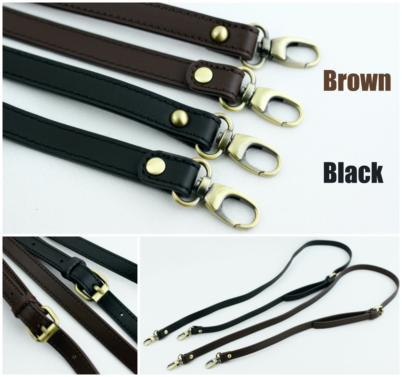 Brown Leather Wood Frame Bag