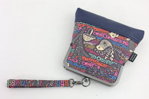 Peacock Wristlet | PINK OASIS
