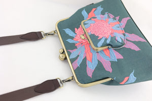 Torch Ginger Flower Emerald Handbag and Crossbody Bag | PINK OASIS