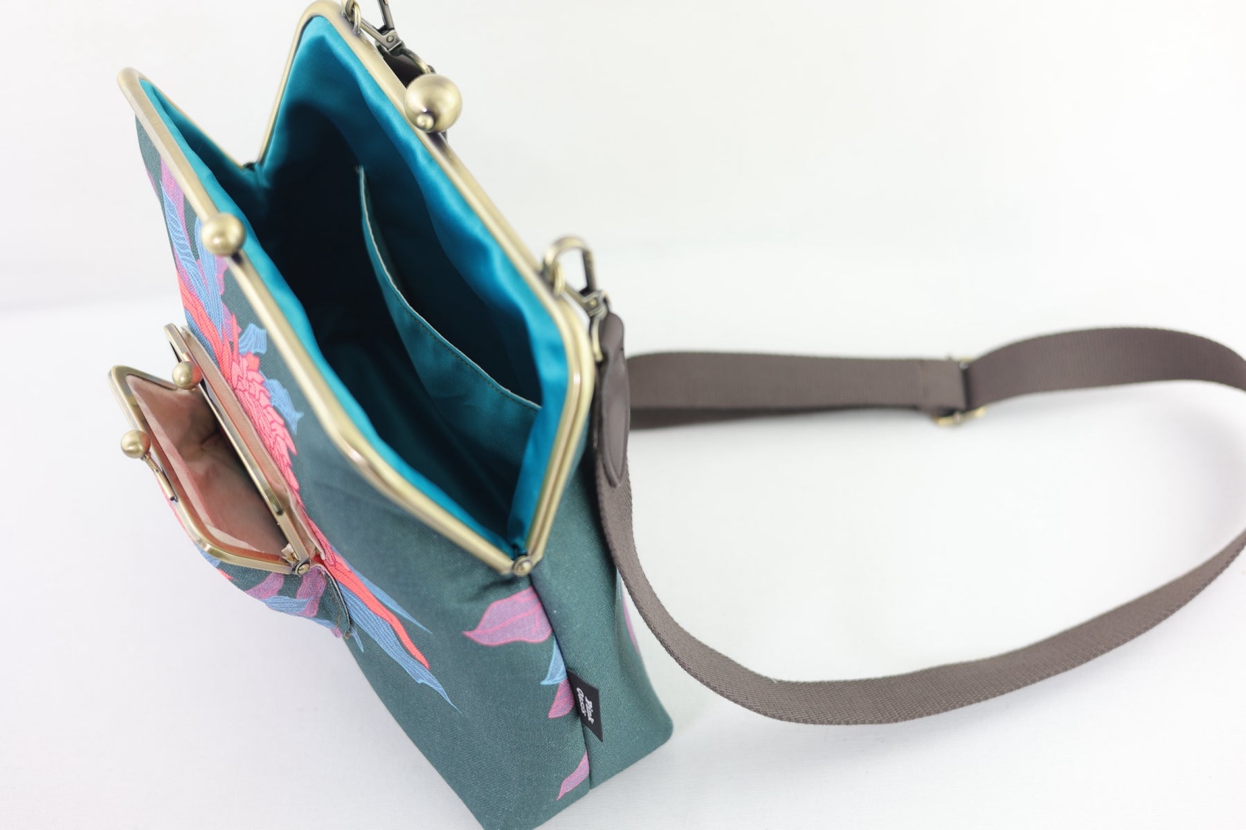Torch Ginger Flower Emerald Handbag and Crossbody Bag | PINK OASIS
