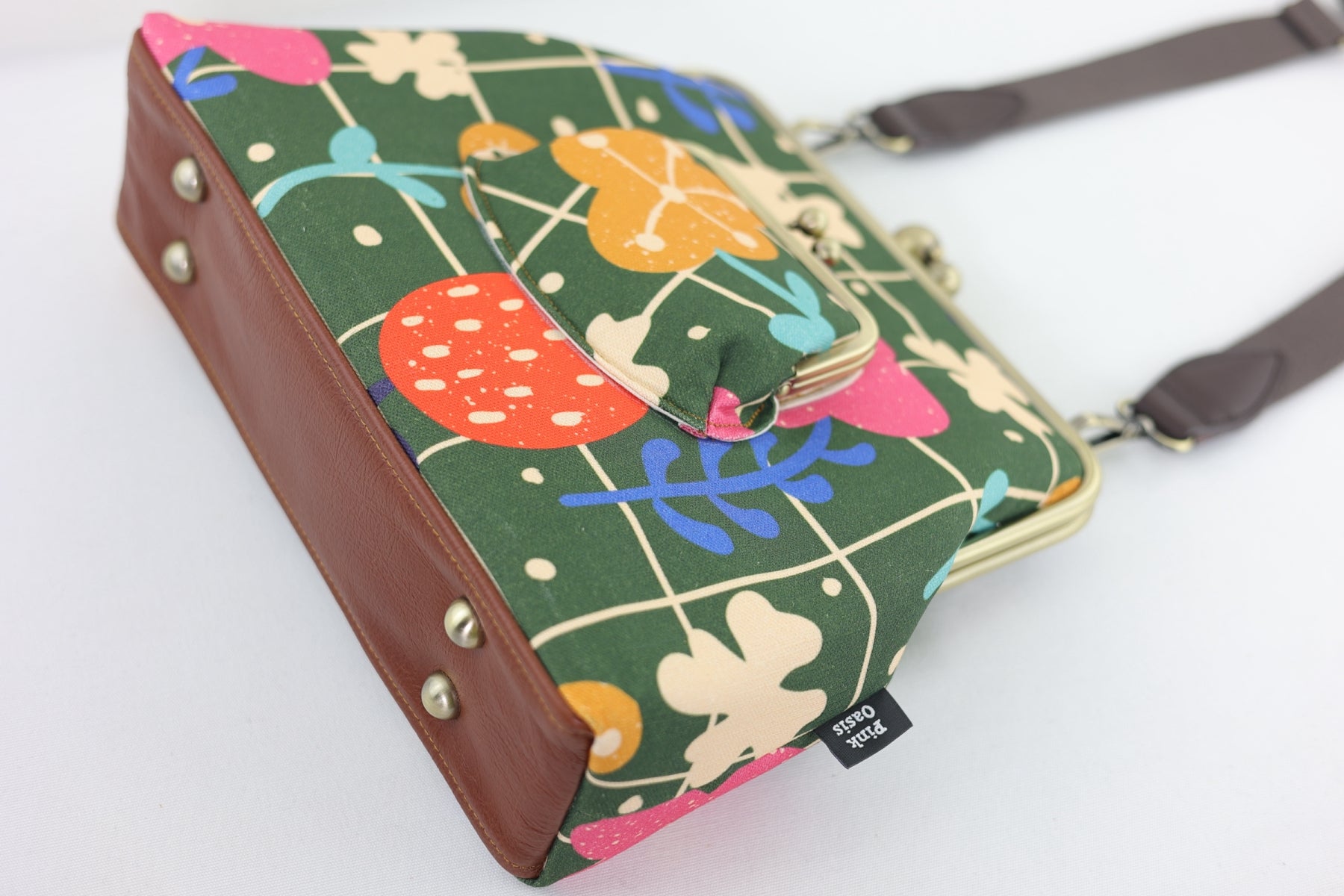 Spring Lawn Handbag and Crossbody 2 Way Bag | PINK OASIS