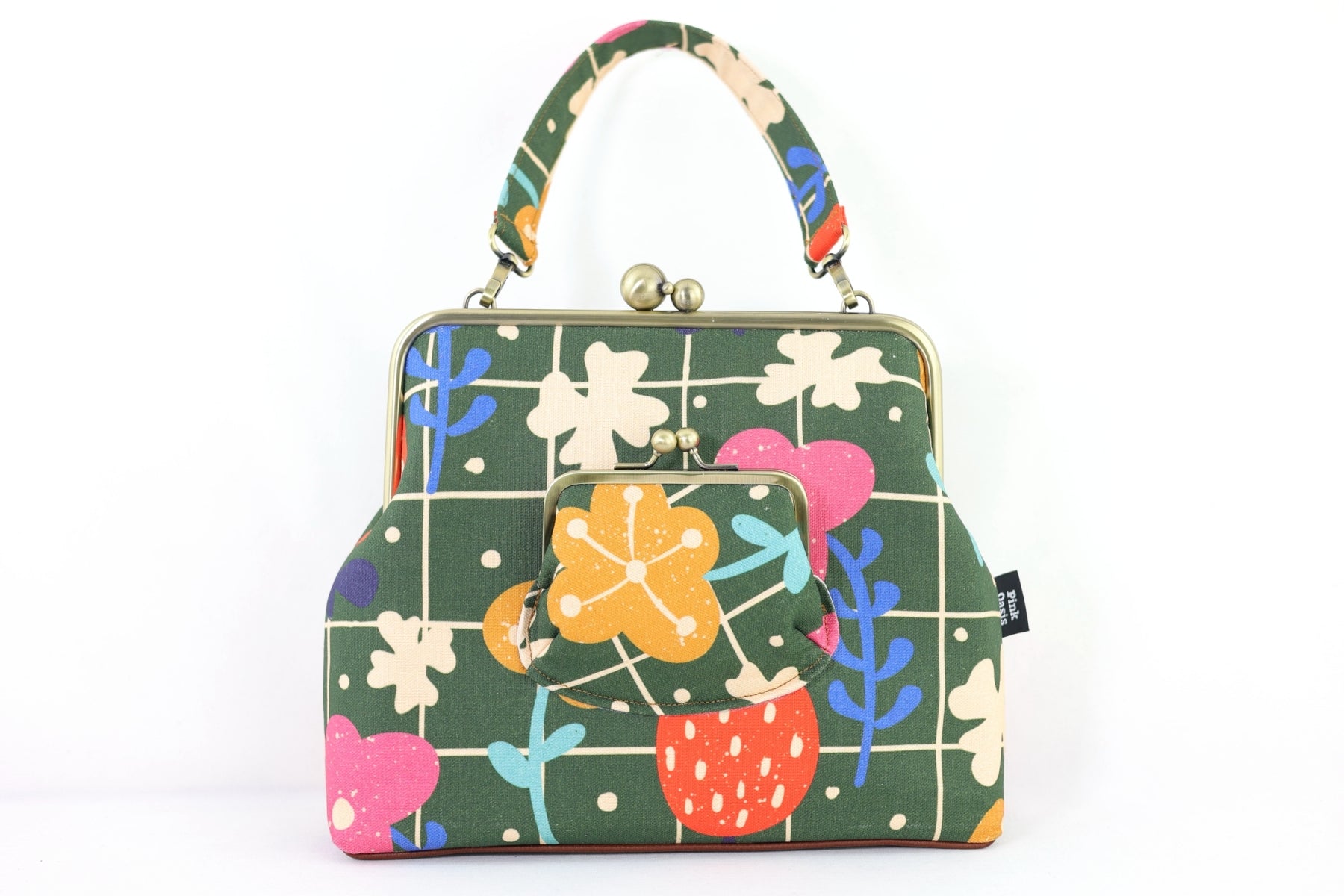 Spring Lawn Handbag and Crossbody 2 Way Bag | PINK OASIS