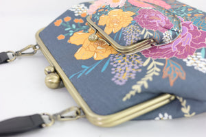 Peonies Garden Floral Handbag and Crossbody 2 Way Bag | PINK OASIS