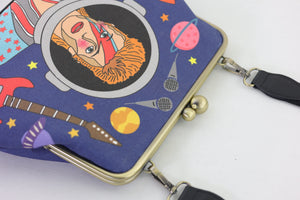 David's Space Crossbody Bag with Webbing Strap | PINK OASIS