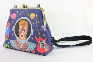 David's Space Crossbody Bag with Webbing Strap | PINK OASIS