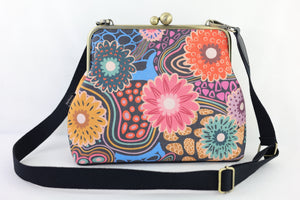 Gerberas Floral Crossbody Bag Handmade | PINK OASIS