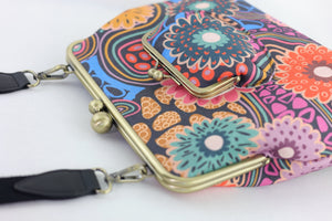 Gerberas Floral Crossbody Bag Handmade | PINK OASIS