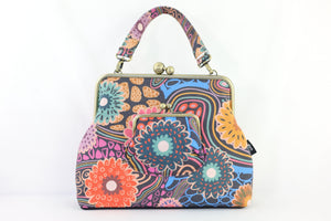 Gerberas Floral Crossbody Bag Handmade | PINK OASIS