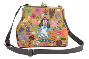 Alice in Wonderland Mustard Crossbody Bag | PINK OASIS