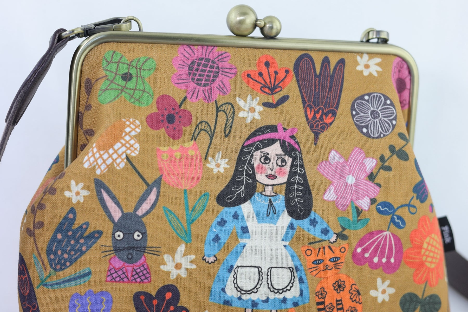 Alice in Wonderland Mustard Crossbody Bag | PINK OASIS