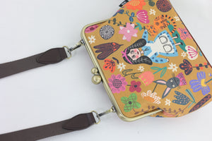Alice in Wonderland Mustard Crossbody Bag | PINK OASIS