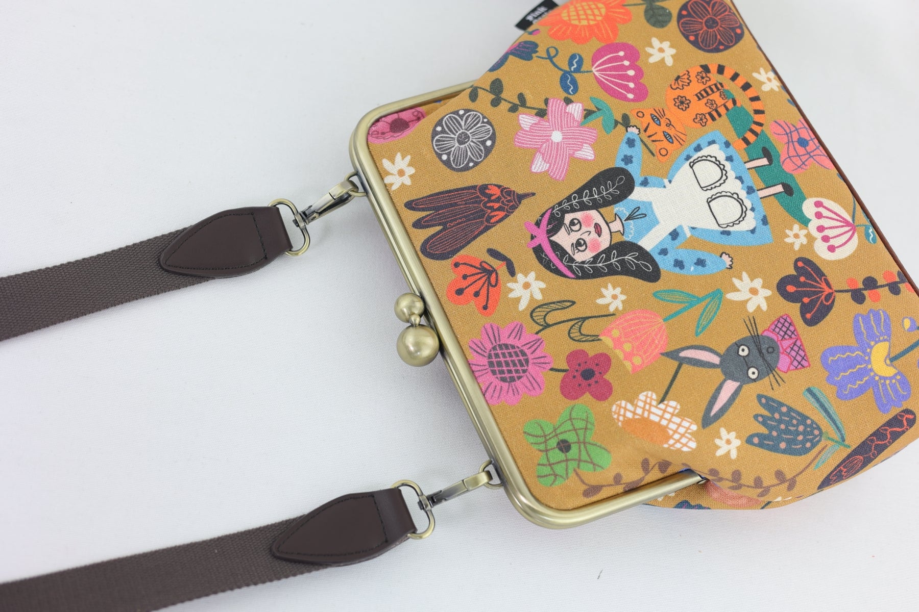 Alice in Wonderland Mustard Crossbody Bag | PINK OASIS