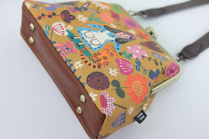 Alice in Wonderland Mustard Crossbody Bag | PINK OASIS