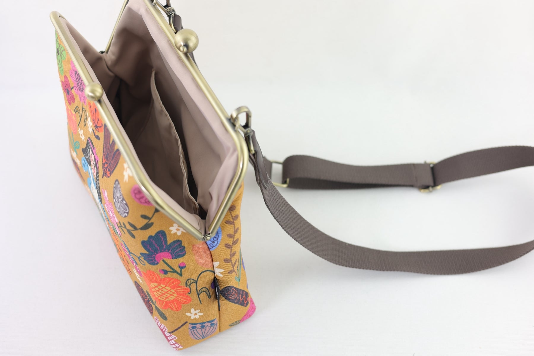 Alice in Wonderland Mustard Crossbody Bag | PINK OASIS